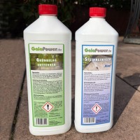 Steinreiniger und Grünbelag-Entferner, je 1 Liter